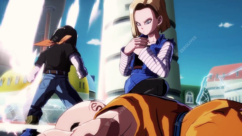 New Dragon Ball FighterZ trailer showcases characters Android 16 and 18