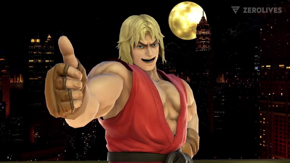 Ken Masters enters the ring