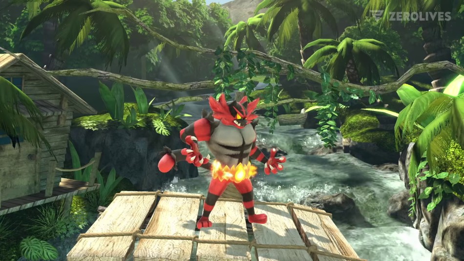 Incineroar loves to pose for the audience