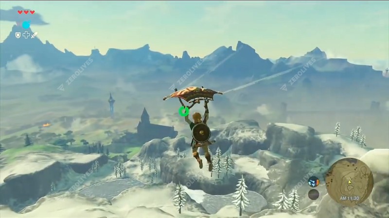 New The Legend of Zelda: Breath of the Wild video showcases Link's paraglider