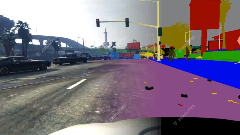 Researchers use Grand Theft Auto V to train self-driving vehicles