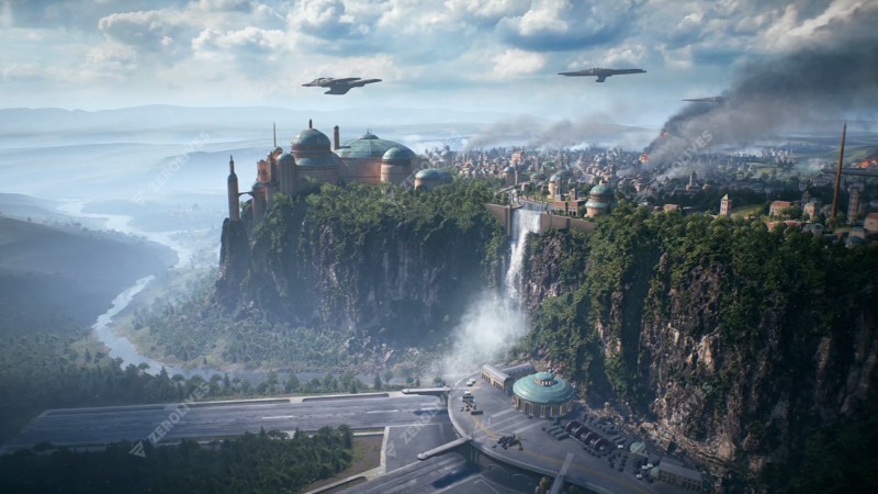 EA Dice releases new Star Wars: Battlefront 2 &quot;Assault on Theed&quot; map artwork
