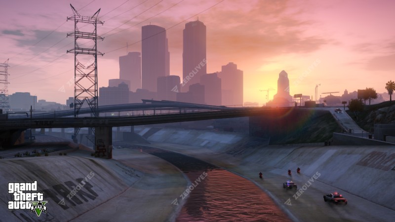 New Grand Theft Auto V artwork spread by retailer