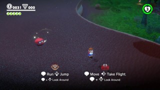 Super Mario Odyssey co-op multiplayer has second player controlling Mario's cap Cappy